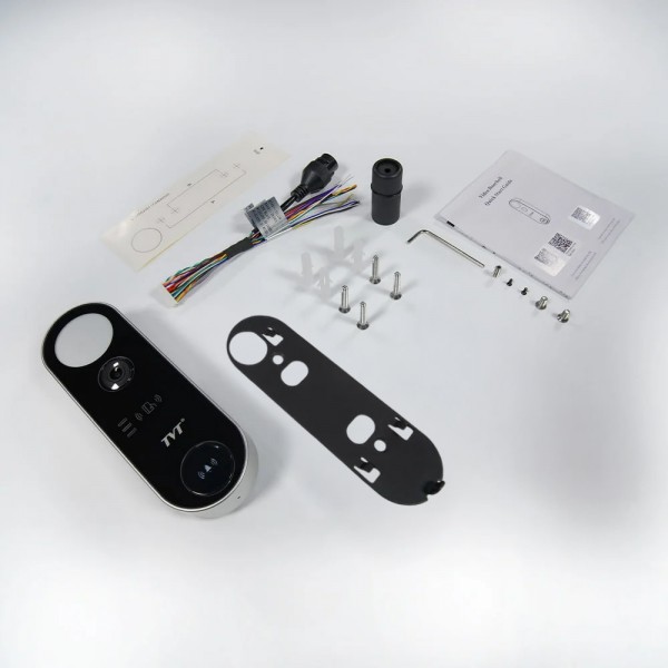 IP-відеопанель з WiFi 2Mp TVT TD-E3110-IC/PE/WF з детекцією облич та зчитувачем Mifare