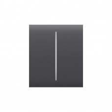 Кнопка Button (graphite/графіт) для LightSwitch CenterButton (2-gang) Ajax