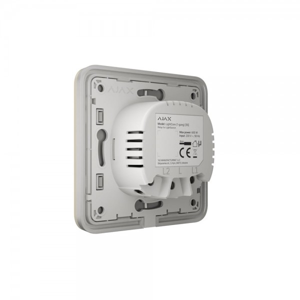 Кнопка Button (ivory/слонова кістка) для LightSwitch SoloButton (1-gang/2-way) Ajax