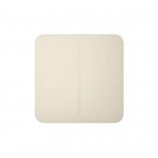 Кнопка Button (ivory/слонова кістка) для LightSwitch SoloButton (2-gang) Ajax