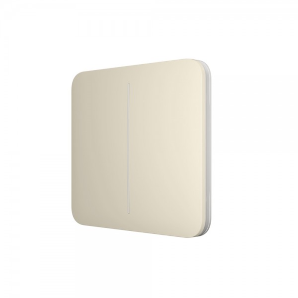 Кнопка Button (ivory/слонова кістка) для LightSwitch SoloButton (2-gang) Ajax