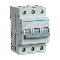 Автоматичний вимикач 3-полюсний Hager 3п C 32A 6кА 3м
