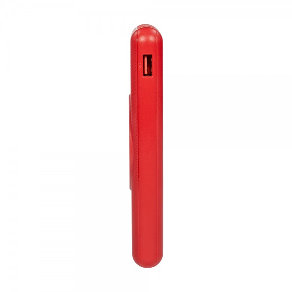Повербанк 10000mAh Power Bank Kraft KPB-1110W Red бездротова зарядка