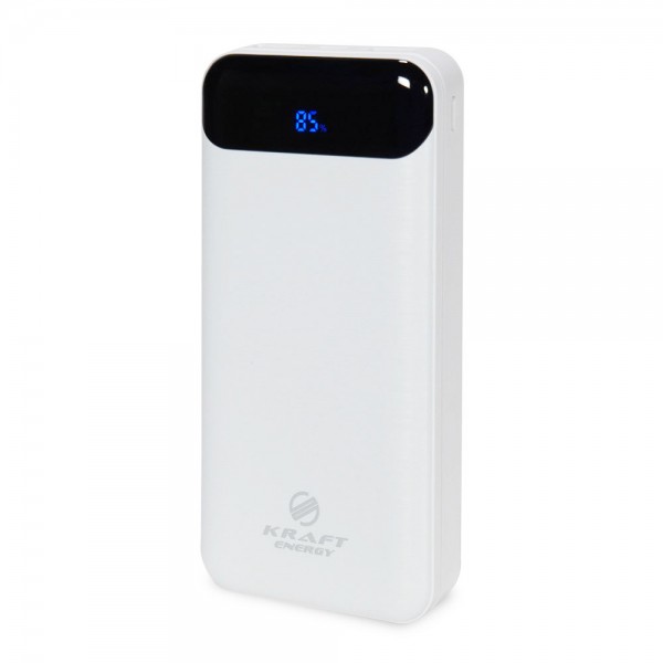 Повербанк 20000 mAh Power Bank Kraft KPB-2020FC White 22.5W QC3.0