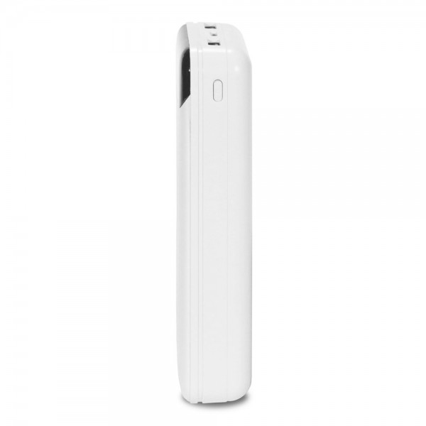 Повербанк 20000 mAh Power Bank Kraft KPB-2020FC White 22.5W QC3.0