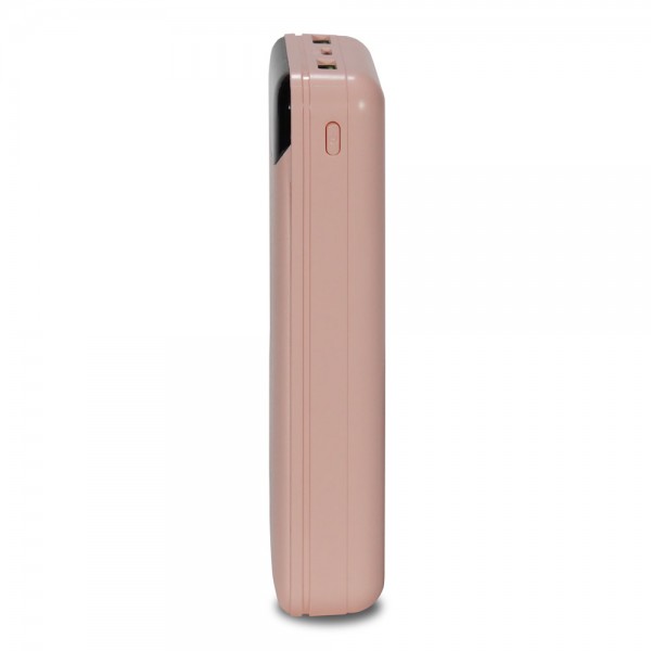 Повербанк 20000 mAh Power Bank Kraft KPB-2020FC Pink 22.5W QC3.0