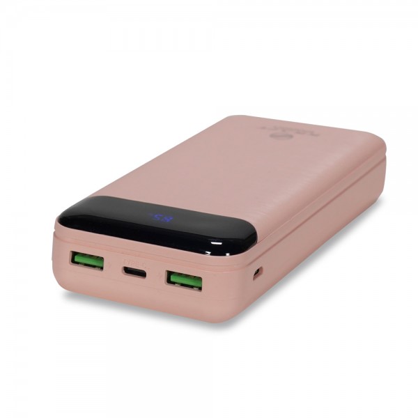 Повербанк 20000 mAh Power Bank Kraft KPB-2020FC Pink 22.5W QC3.0