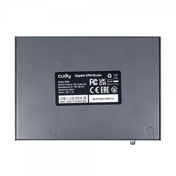 Гігабітний Multi-WAN VPN-маршрутизатор Cudy R700
