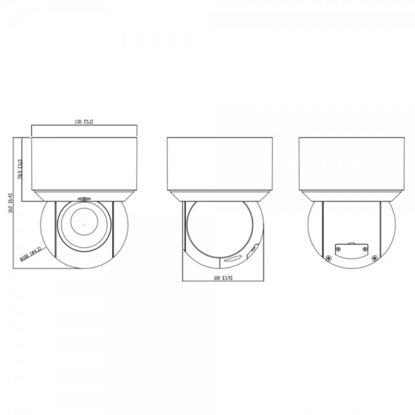 IP PTZ-відеокамера 4Mp TVT TD-8343IE3N (A/PE/04M/AR5) 2.8-12mm 4x