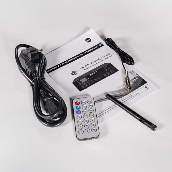 Мікшуючий підсилювач CMX EA-120W, 1 зона, Wi-Fi