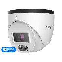 IP-відеокамера 4Mp TVT TD-9544S4L-C(D/PE/AW1) White 2.8mm, ІЧ+LED-підсвічування, з мікрофоном