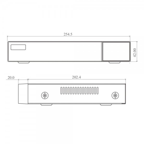 IP-відеореєстратор 4-канальний 8Mp TVT TD-3004H1-4P-B1-B з 4 портами PoE