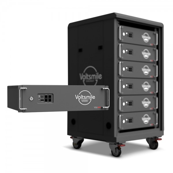 Акумуляторна батарея літій-залізо-фосфатна LiFePO4 51.2В 5120Втг Voltsmile RPC-V10 монтаж в стійку 19