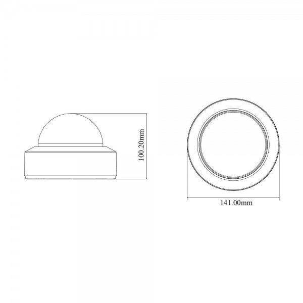 IP-відеокамера 5Mp TVT TD-9553E3B-A (D/AZ/PE/AR3) 2.8-12mm з мікрофоном