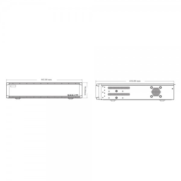 IP-відеореєстратор 64-канальний 16Mp TVT TD-3364H8-A3H-B