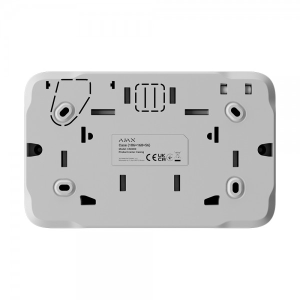 Корпус для захищеного дротового під'єднання пристроїв Ajax Case A (106×168×56) White