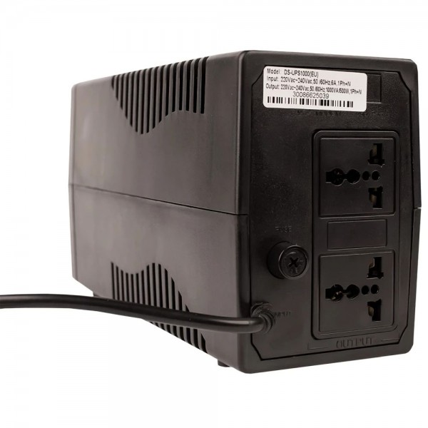 Джерело безперебійного живлення 1000VA/500W Hikvision DS-UPS1000/EU