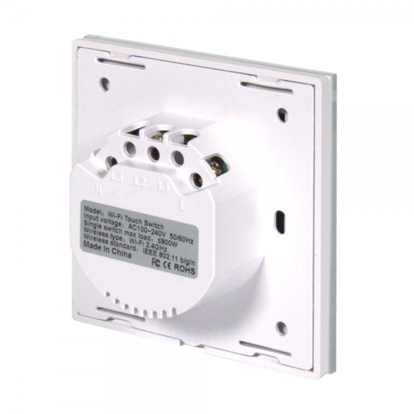 Розумний вимикач світла одинарний з WiFi Trinix TRX-LS01(WiFi)