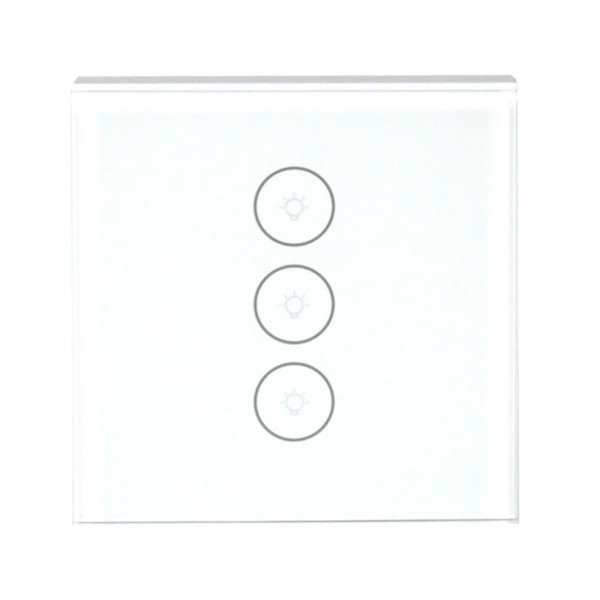 Розумний вимикач світла потрійний з WiFi Trinix TRX-LS03(WiFi)