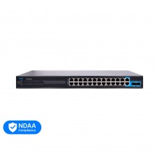 PoE-комутатор 28-портовий TVT TD-B2224S1-PGA з 24 портами PoE