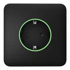 Фронтальна панель Ajax SoloCover (smart) [type F] [55] ASP black/чорна для розумної розетки Outlet (type F)