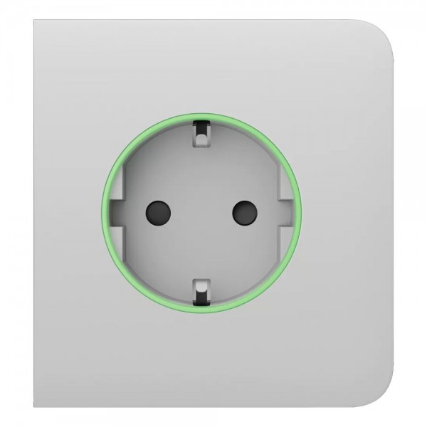 Фронтальна панель Ajax SideCover (smart) [type F] [55] ASP white/біла для розумної розетки Outlet (type F)