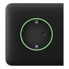 Фронтальна панель Ajax SideCover (smart) [type F] [55] ASP black/чорна для розумної розетки Outlet (type F)