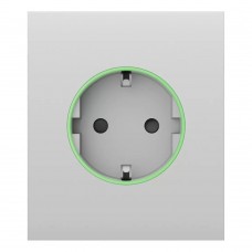 Фронтальна панель Ajax CenterCover (smart) [type F] [55] ASP white/біла для розумної розетки Outlet (type F)