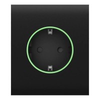 Фронтальна панель Ajax CenterCover (smart) [type F] [55] ASP black/чорна для розумної розетки Outlet (type F)