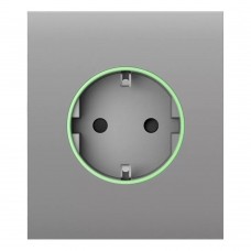 Фронтальна панель Ajax CenterCover (smart) [type F] [55] ASP fog/димна для розумної розетки Outlet (type F)