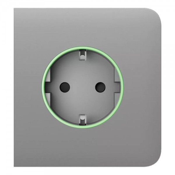 Фронтальна панель Ajax SideCover (smart) [type F] [55] ASP fog/димна для розумної розетки Outlet (type F)
