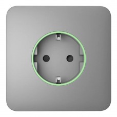 Фронтальна панель Ajax SoloCover (smart) [type F] [55] ASP fog/димна для розумної розетки Outlet (type F)