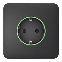 Фронтальна панель Ajax SoloCover (smart) [type F] [55] ASP graphite/графіт для розумної розетки Outlet (type F)