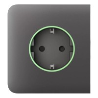 Фронтальна панель Ajax SideCover (smart) [type F] [55] ASP grey/сіра для розумної розетки Outlet (type F)