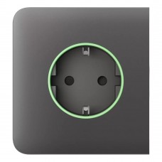 Фронтальна панель Ajax SideCover (smart) [type F] [55] ASP grey/сіра для розумної розетки Outlet (type F)