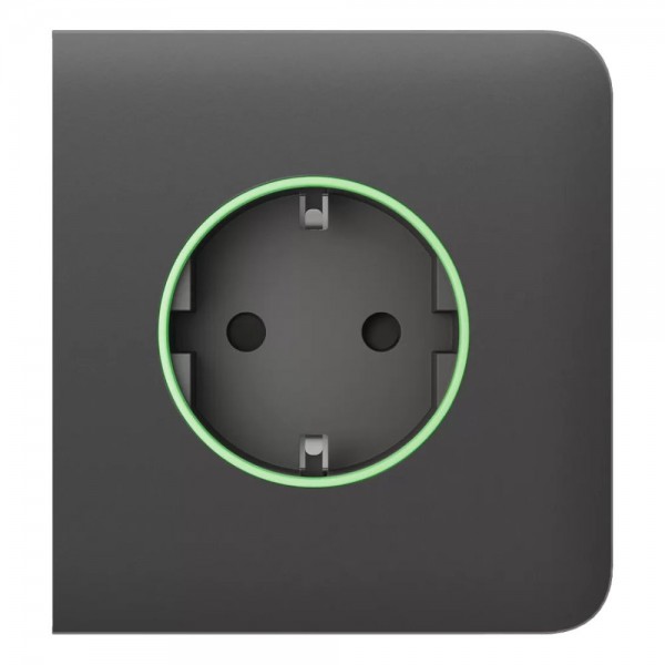 Фронтальна панель Ajax SideCover (smart) [type F] [55] ASP grey/сіра для розумної розетки Outlet (type F)