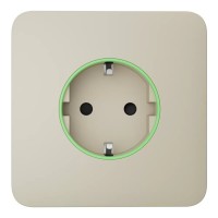 Фронтальна панель Ajax SoloCover (smart) [type F] [55] ASP ivory/слонова кістка для розумної розетки Outlet (type F)