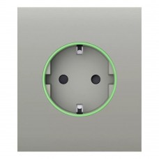 Фронтальна панель Ajax CenterCover (smart) [type F] [55] ASP oyster/устрична для розумної розетки Outlet (type F)