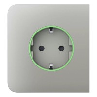 Фронтальна панель Ajax SideCover (smart) [type F] [55] ASP oyster/устрична для розумної розетки Outlet (type F)