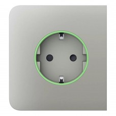 Фронтальна панель Ajax SideCover (smart) [type F] [55] ASP oyster/устрична для розумної розетки Outlet (type F)