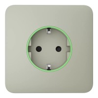 Фронтальна панель Ajax SoloCover (smart) [type F] [55] ASP oyster/устрична для розумної розетки Outlet (type F)