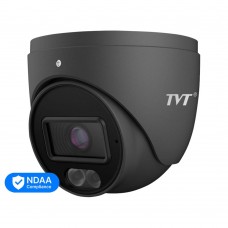 IP-відеокамера 4Mp TVT TD-9544S4L-C(D/PE/AW1) Black 2.8mm, ІЧ+LED-підсвічування, з мікрофоном