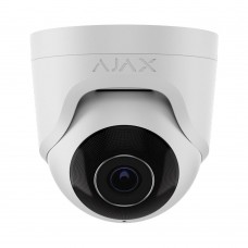 IP-відеокамера 5Mp Ajax TurretCam (5 Mp/2.8 mm) (8EU) ASP White 2.8mm з мікрофоном
