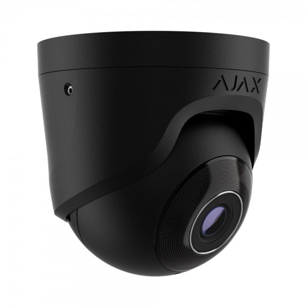 IP-відеокамера 5Mp Ajax TurretCam (5 Mp/2.8 mm) (8EU) ASP Black 2.8mm з мікрофоном