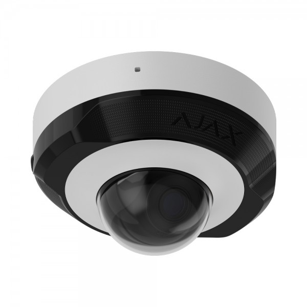 IP-відеокамера 8Mp Ajax DomeCam Mini (8 Mp/4 mm) (8EU) ASP White 4mm з мікрофоном