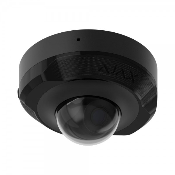IP-відеокамера 8Mp Ajax DomeCam Mini (8 Mp/4 mm) (8EU) ASP Black 4mm з мікрофоном