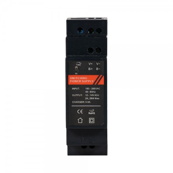 Джерело безперебійного живлення Kraft PSU-1202DIN(P) з кріпленням на DIN-рейку