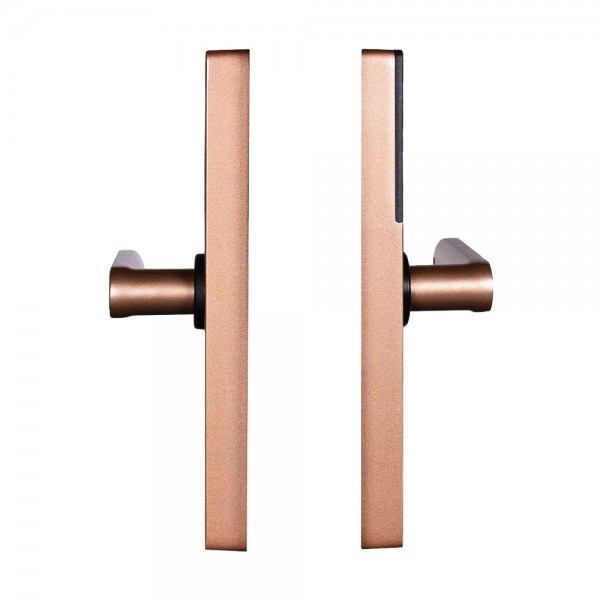 Замок біометричний автономний Trinix TRL-5402BTF Bronze з Bluetooth, зчитувачем відбитків пальців і карт Mifare