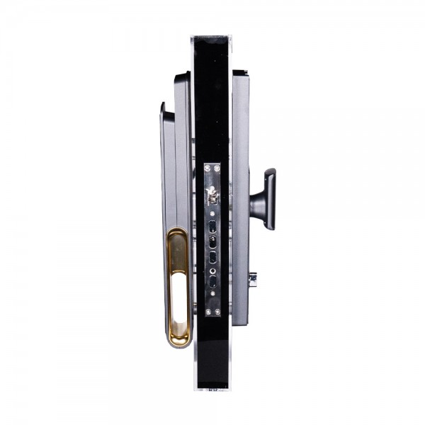 Замок біометричний автономний Trinix TRL-8802BTV Black з WiFi, розпізнаванням облич, зчитувачем відбитків пальців і карт Mifare