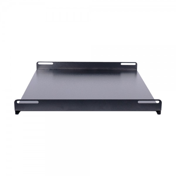 Серверна полиця NVC-600D/SH Black для комутаційної шафи глибиною 600 мм